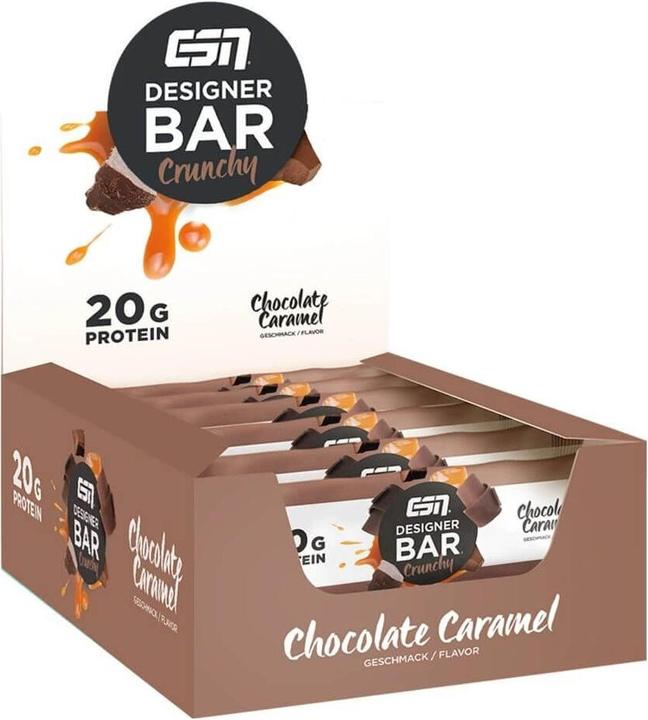 Actual product image ESN Designer Bar Crunchy (Chocolate, Caramel, 12 pcs., 1000 g)