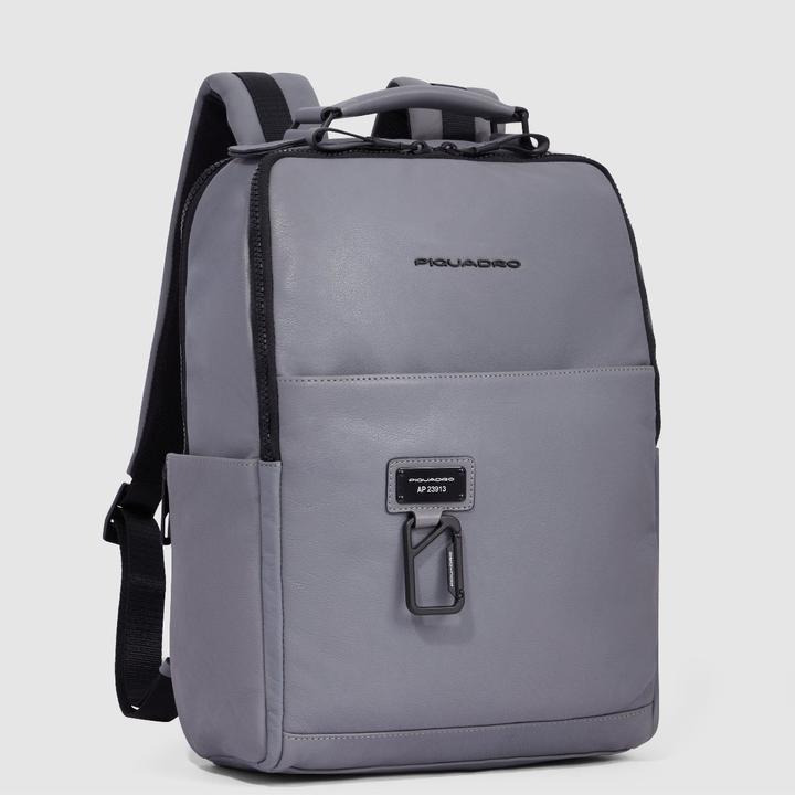 Actual product image Piquadro Harper - Leather laptop backpack 15.6" with Ipad compartment (15 l)