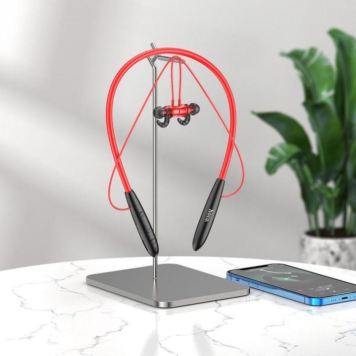 Actual product image Hoco Wireless headphones wireless earphones bluetooth ES61 red (20 h, Wireless)