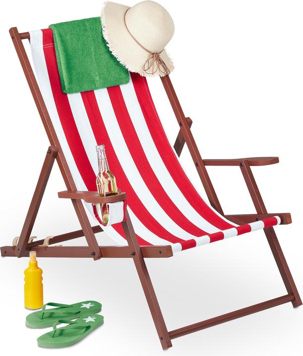 Produktbild Relaxdays Liegestuhl (101 cm)