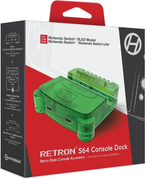 Produktbild Hyperkin Retron S64 Console Dock- Switch (Lime Green) (Switch)