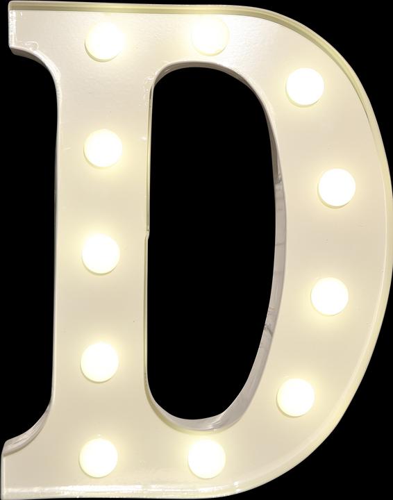 Produktbild Vegas Lights Buchstabe D