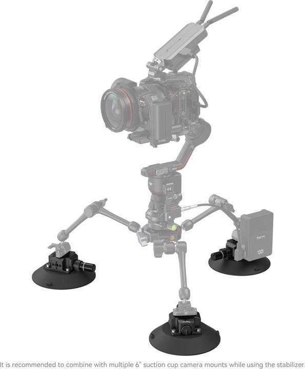 Produktbild SmallRig Suction Cup 6" with camera mount (Diverses Video Zubehör)
