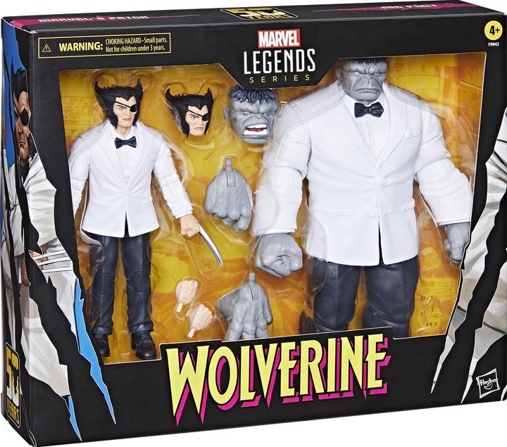 Immagine prodotto Hasbro Wolverine 50° Anniversario Marvel Legends confezione da 2 figurine Marvel's Patch & Joe Fixit 15 cm