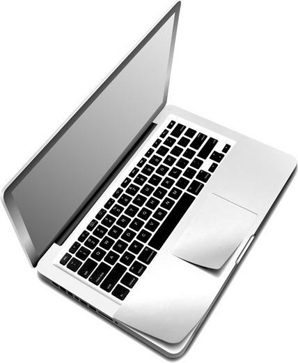 Productafbeelding KMP Skin MacBook Pro Retina 13 Zilver (13", Appel)