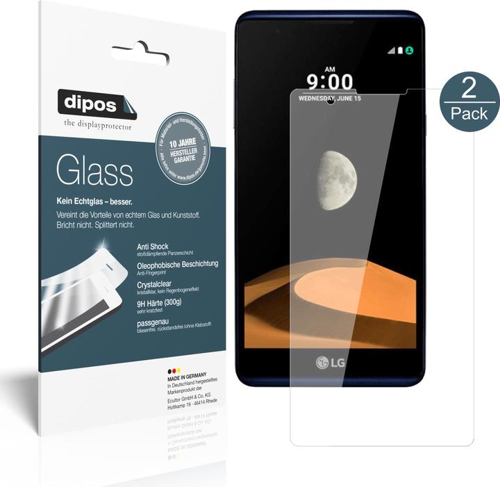 Actual product image Dipos Screen Protector Anti-Shock (2 Piece, LG X Cam)