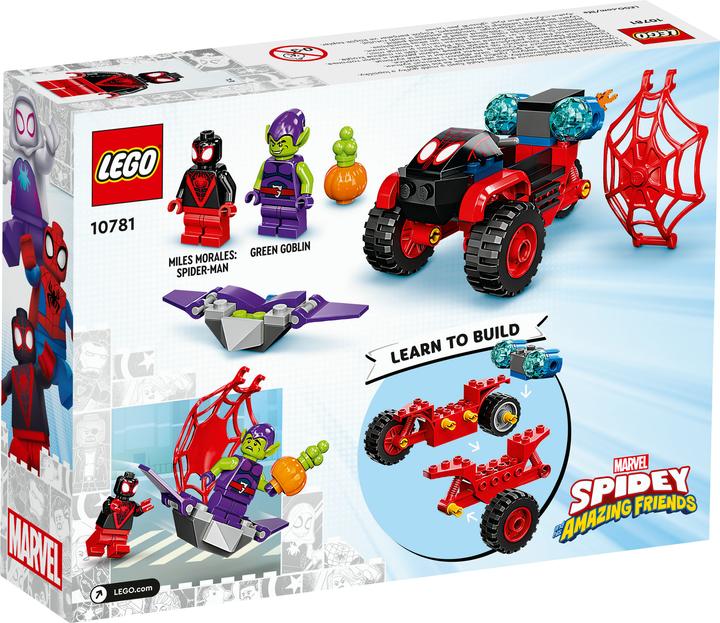 Image du produit LEGO Miles Morales : le trike techno de Spider-Man (10781, LEGO Marvel)