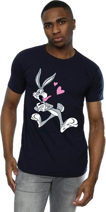 Actual product image Looney Tunes Mens Bugs Bunny In Love T-Shirt (M)