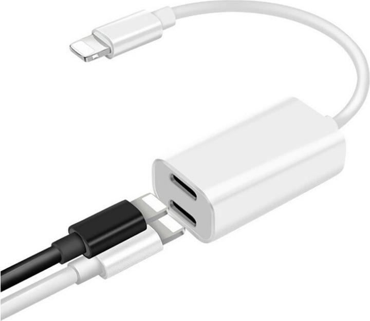 Produktbild PowerGuard 2 in 1 Dual Lightning Audio & Charge Adapter Splitter (Lightning, Lightning)