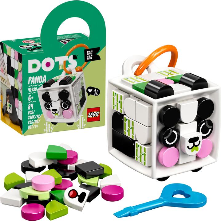 Actual product image LEGO Bag pendant panda (41930, LEGO Dots)