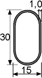 Actual product image OK-Line Schrankrohr verchromt 15/30mm, Länge 1m (1 pcs.)