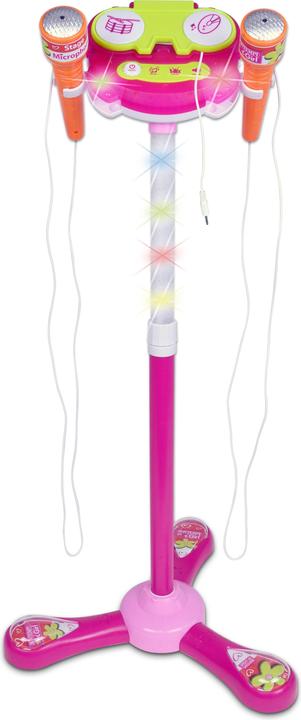 Produktbild Bontempi Bühnenmikrofon mit 2 Mikrofonen Pink