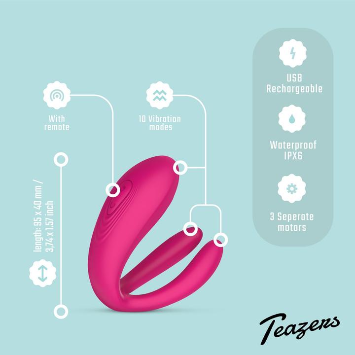 Actual product image Teazers Couple vibrator