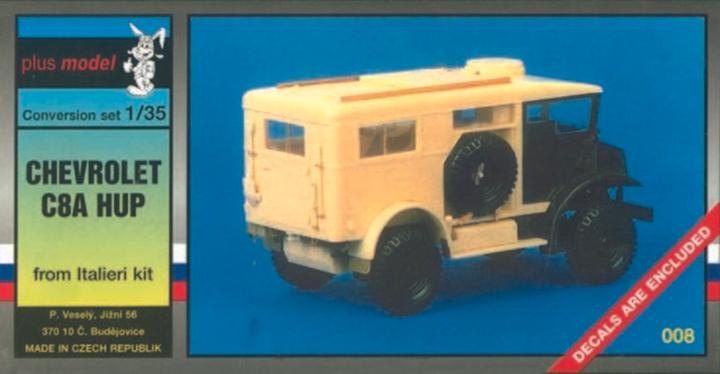 Produktbild Plus Model Chevrolet C8A HUP Umbauset für Italeri Bausatz