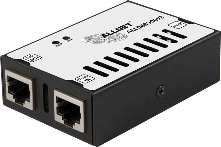 Image du produit Allnet Injecteur PoE Industriel MultiGigabit - PoE BT avec Power Booster (15.4W/30W/90W) - DIN - ALLN (802.3af (PoE), 802,3bt (PoE+++), 802,3at (PoE+), 90 W)