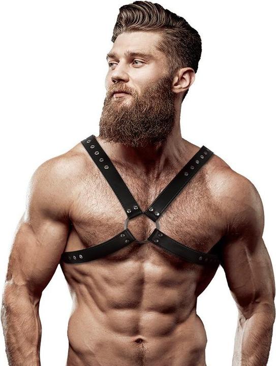 Immagine prodotto Fetish submissive Atteggiamento fetish e sottomesso? ARN S ECO PELLE PETTO INCROCIATO UOMO (S)