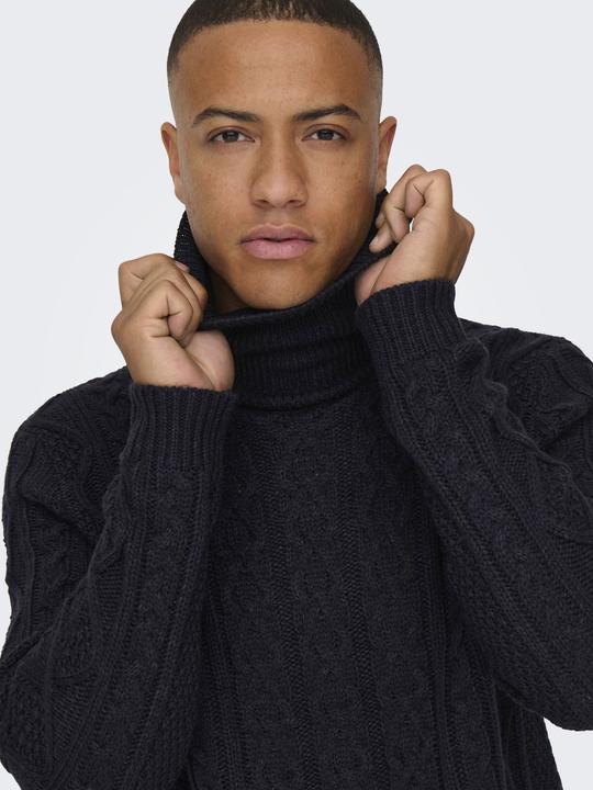 Produktbild Only & Sons Strukturstrick Strickpullover (M)