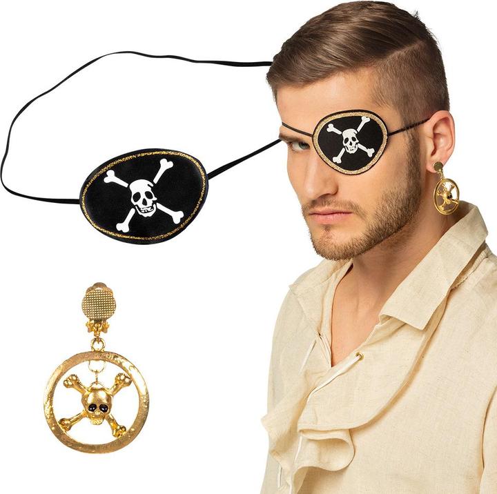 Image du produit Boland Bandeau pirate avec boucle d'oreille