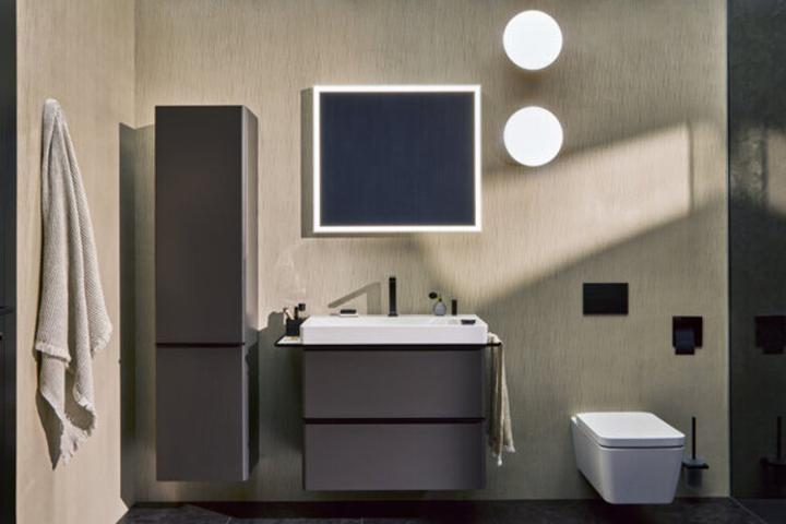 Actual product image hansgrohe IntraStoris Box, small basic set, 90x90, matt black, 54225670