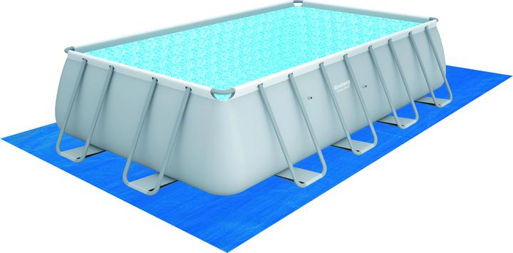 Productafbeelding Bestway Power Steel 56670 bovengronds zwembad Framed pool Rechthoekig 11532 L Wit (488 x 244 x 122 cm)