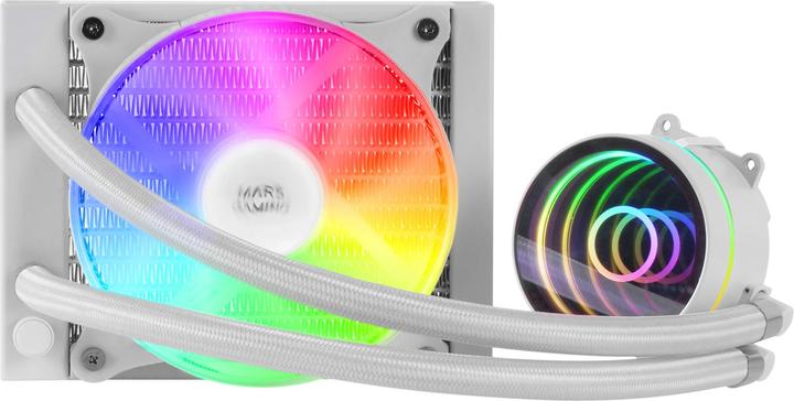 Productafbeelding Mars Gaming Kit Waterkoeling Aio Ml-One RGB - 120mm (Blanc)