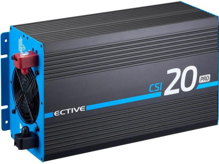 Actual product image Ective CSI 20 PRO 2000W/12V sine wave inverter with mains priority circuit and charger
