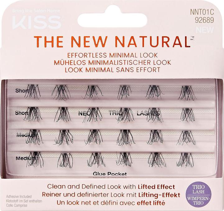 Actual product image KISS Lashes - Ks The New Natural Trio 01 (Artificial eyelashes)