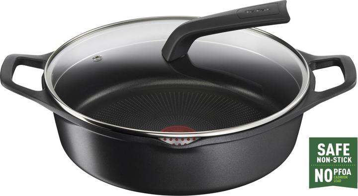 Produktbild Tefal Robusto - Braadpan - 28 cm + deksel (28 cm, Bratpfanne, Aluminium)