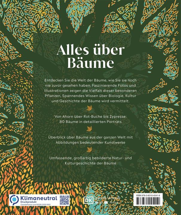 Image du produit Bäume - Eine Natur- und Kulturgeschichte (Allemand, Andrew Mikolajski, Michael Scott, Keith Rushforth, Dr. Ross Bayton, Agnes Pahler, 2022)