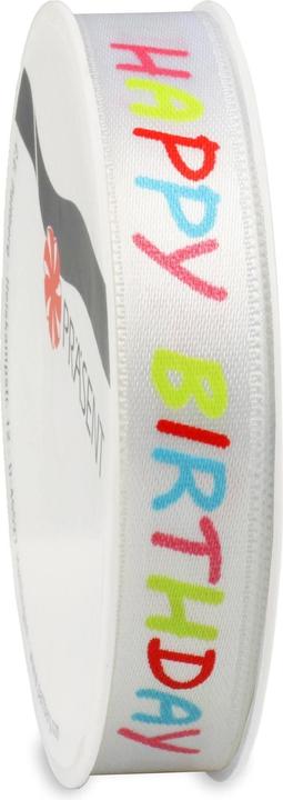 Produktbild Pattberg Geschenkband 'Happy Birthday' (Geschenkband, 15 x)