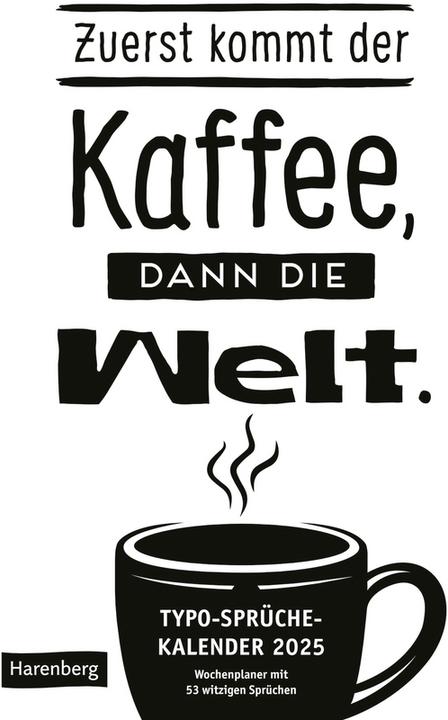 Produktbild Harenberg Typo-Sprüche (25 x 35 cm, Harter Einband, Deutsch)