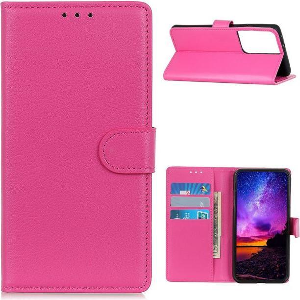 Produktbild MU Classic Litchi Leder Bookcover Series (Samsung Galaxy S21 Ultra)