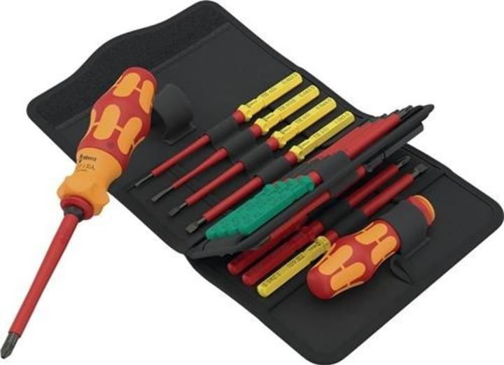 Wera Kraftform Kompakt VDE 17 RA 1 (Cruciforme PZ, Recouvrement cruciforme Phillipps (PH), Escale, Pin-torx)