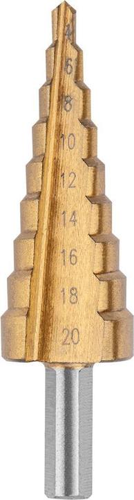 Image du produit Verto Forets étagés 4-12, 4-20, 4-32 mm, TiN, 3 pcs. (Ø 4-32mm)