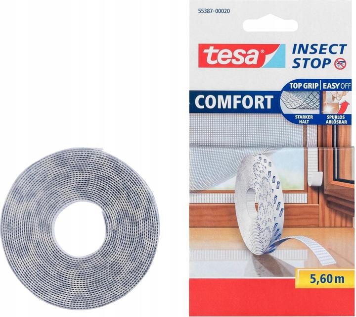 Image du produit tesa Moustiquaire COMFORT, bande Velcro Rouleau de rechange, sans perçage