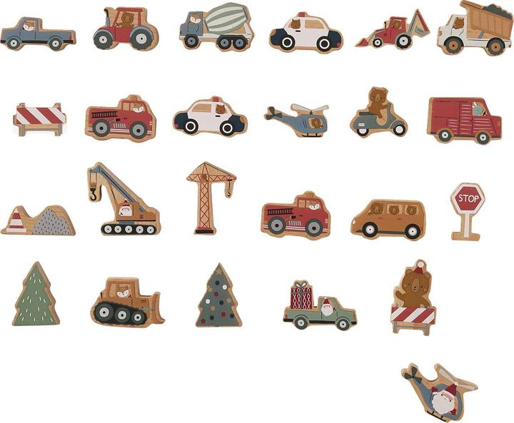 Immagine prodotto Vertbaudet Calendario dell'avvento per bambini con giocattoli in legno FSC
