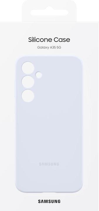 Actual product image Samsung Silicone Case A35 Light Blue (Samsung Galaxy A35)