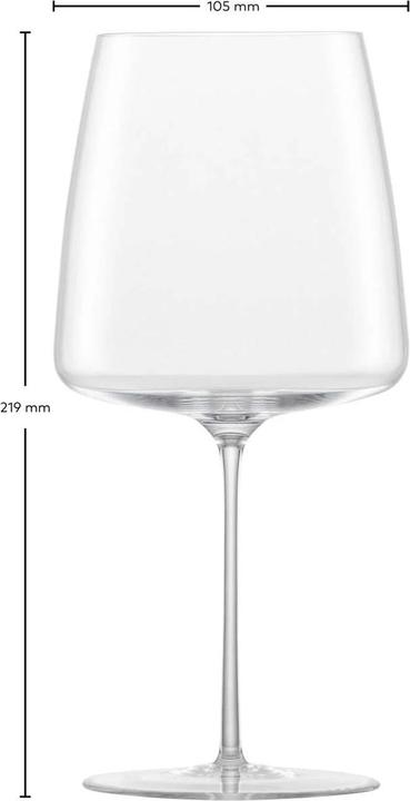 Produktbild Zwiesel Weinglas Simplify (74 cl, 2 Gläser, Rotweingläser)