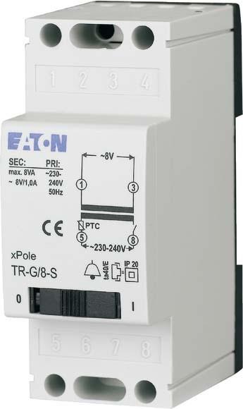 Image du produit Eaton Electric GmbH Transformateur de sonnerie 230V 12-24V 2-1A TR-G2