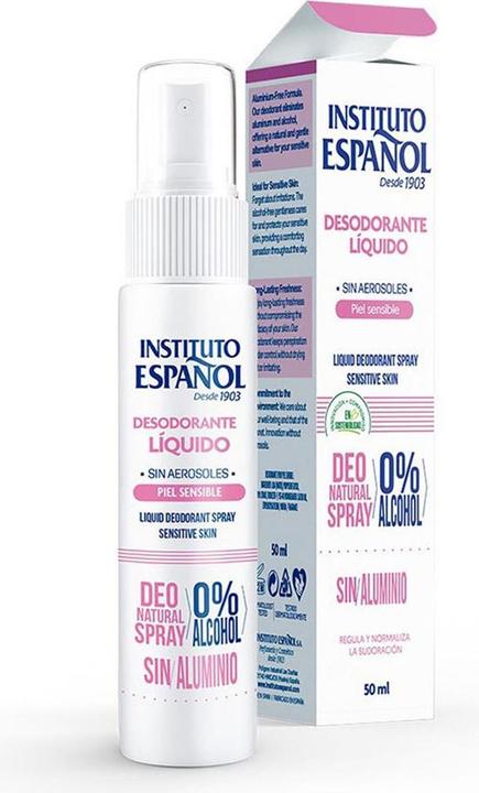 Produktbild Instituto Español Desodorante Liquido P. Sensible Spray 50 ml (Spray, 50 ml)