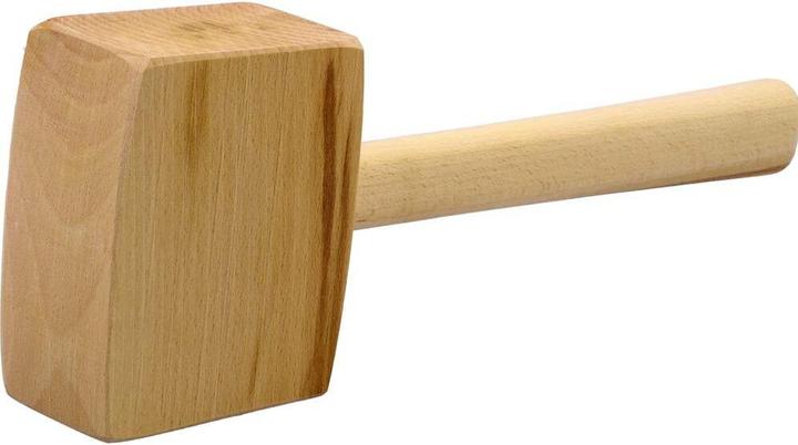 Produktbild Toya Vorel® Klopfholz Schreinerhammer Hammer Klüpfel Knipfel Holzhammer 500 g / 33 cm Typ 33530 (500 g)