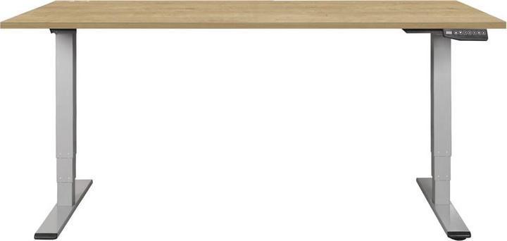 Produktbild Contini höhenverstellbarer Bürotisch 180 x 80 cm Eichedekor / Gestell dunkelgrau (180 x 80 cm)