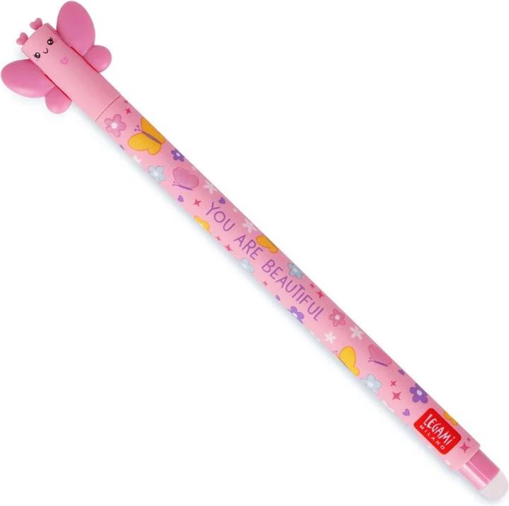 Legami Penna Roller Gel Butterfly (Rosa, 1 x)