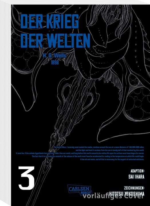 Produktbild H.G. Wells - Der Krieg der Welten 3 (Deutsch, H. G. Wells, Hitotsu Yokoshima, Gandalf Bartholomäus, Sai Ihara, 2022)