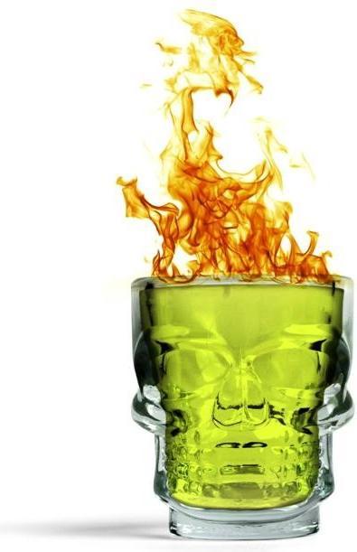 Actual product image Kikkerland Skull Shot (5.88 dl, 4 x, Shot glass)