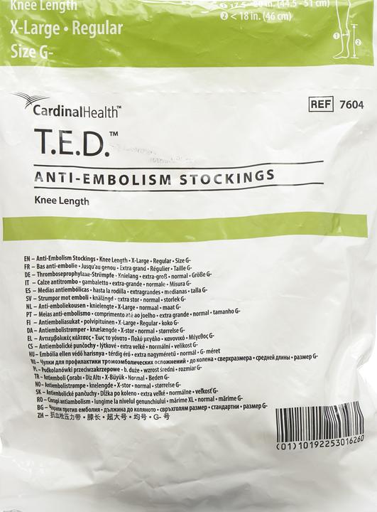 Actual product image TED Stockings knee length normal (XL)