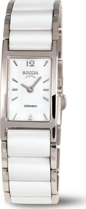 Immagine prodotto Boccia 3201-01 Orologio da donna in ceramica e titanio 19mm 5ATM (Orologio da polso analogico, 18 mm)