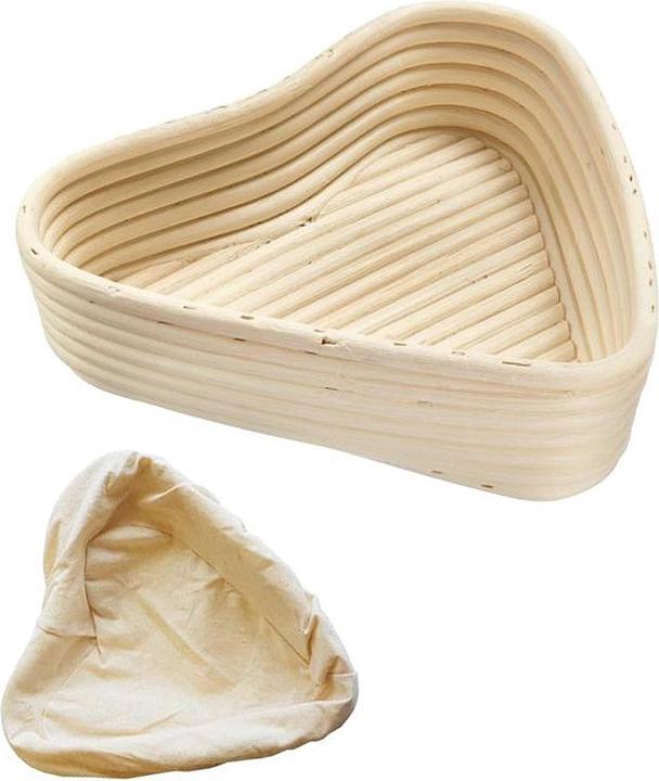 Actual product image Westmark Set proofing basket heart shape with cover 22 x 23.5 x 6.5 cm