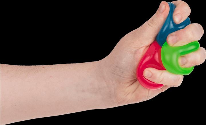 Immagine prodotto Out of the blue Set di 4 mini palline antistress che brillano al buio