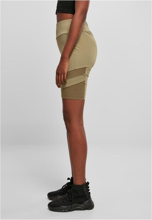 Immagine prodotto Urban Classics Pantaloncini da ciclismo a vita alta in rete da donna - 12486 (4XL)